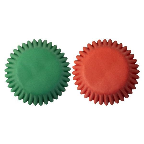 Wilton Red &amp; Green Mini Baking Cups