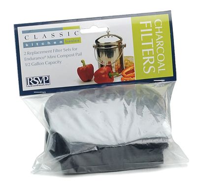 RSVP Compost Filter Replacements, set of 2 (for RSVP small pails)