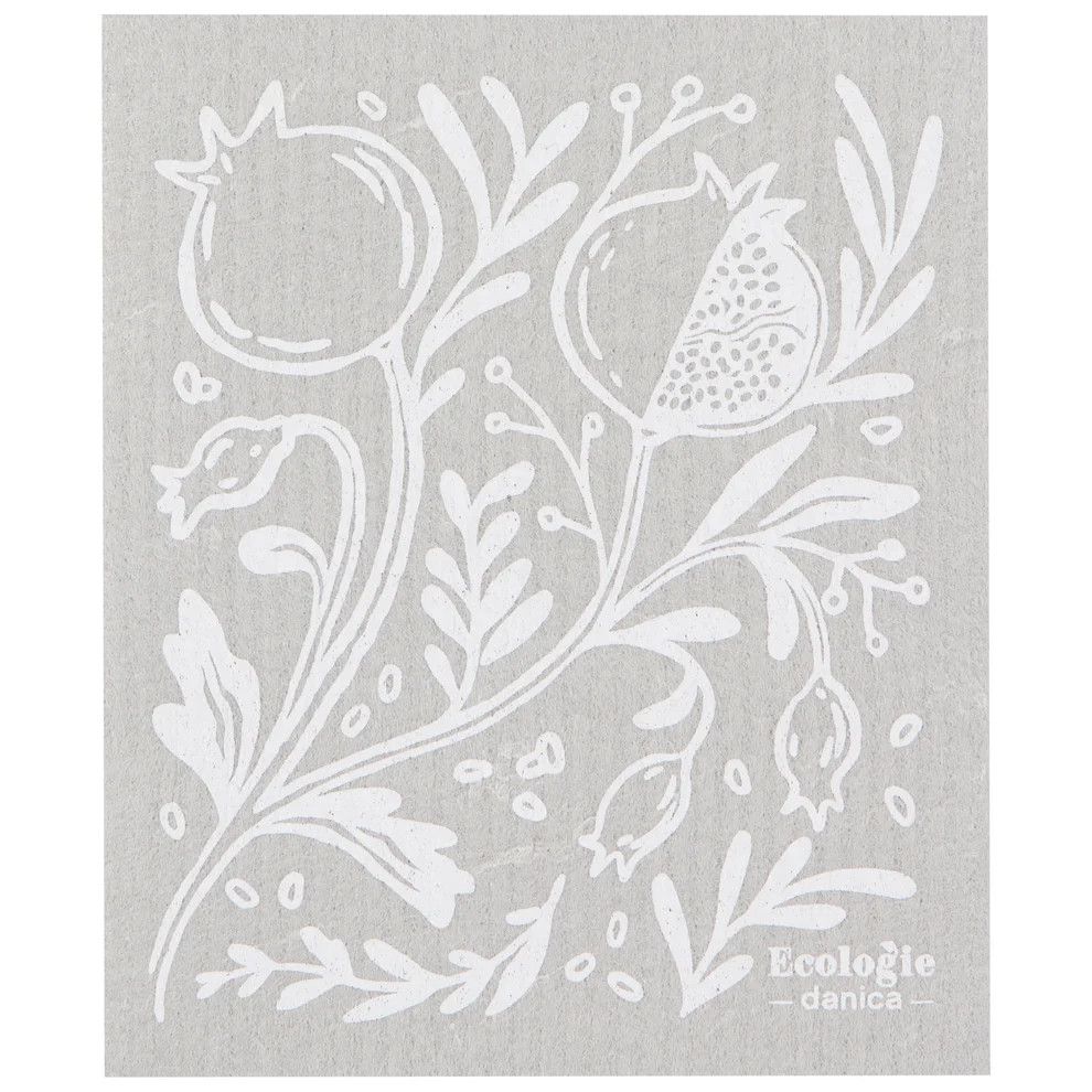 Pomegranates Cellulose Dishcloth