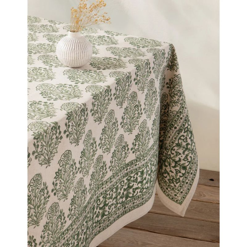 60x84” Viridian Tablecloth