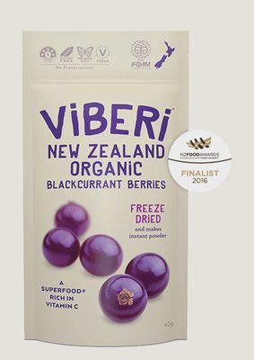 Freeze Dried Organic Blackcurrants 40gm