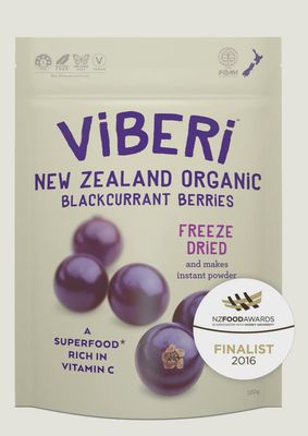 Freeze Dried Organic Blackcurrants 120g