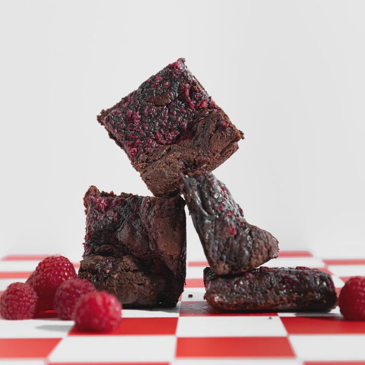 Raspberry Brownie - VEGAN