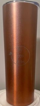 Tall  Reusable Cup 590 ml, Size: Rose Gold