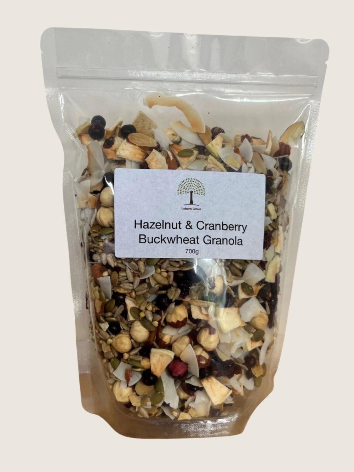 Hazelnut &amp; Cranberry Buckwheat Granola 700g
