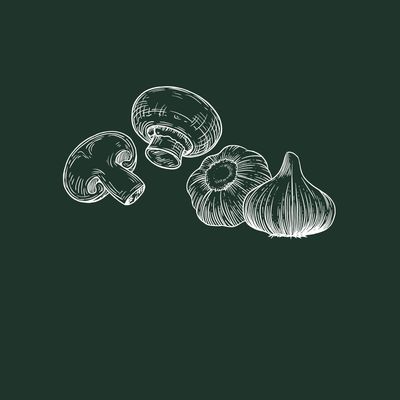 Mushrooms, Garlic, &amp; Truffles