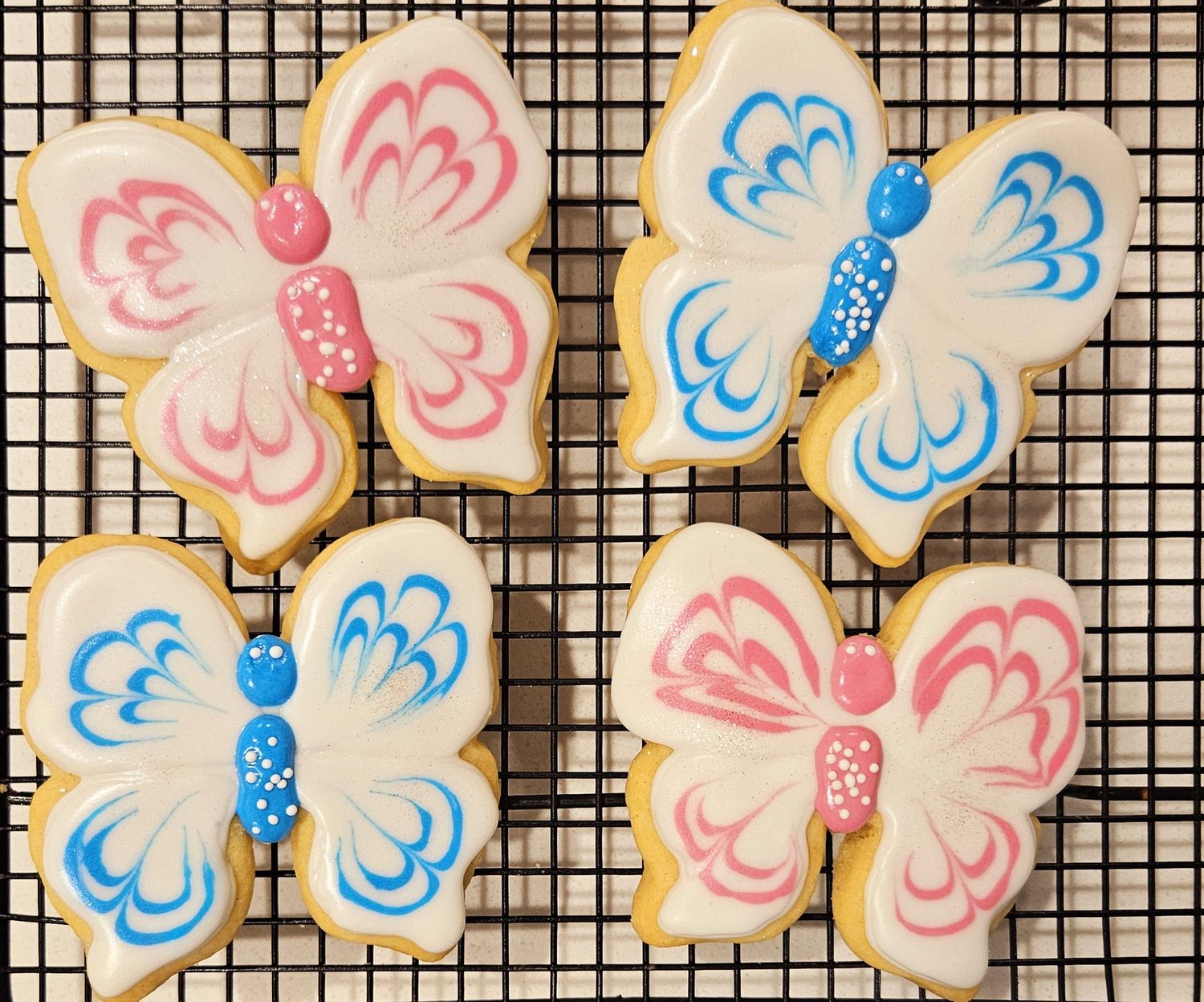 Butterfly Vanilla Cookie - Large