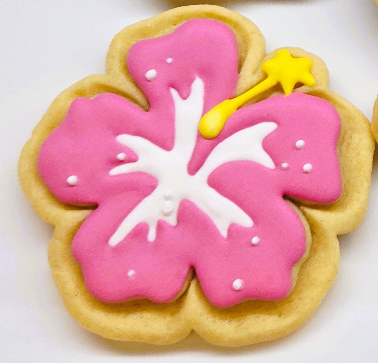 Hibiscus Flower Vanilla Cookie