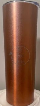 Tall  Reusable Cup 590 ml, Size: Rose Gold