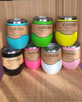 Curved  Reusable Cup 350 ml