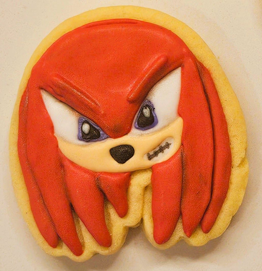 Sonic small Vanilla Cookie, Design: Knuckles