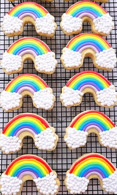 Rainbow Vanilla Cookie