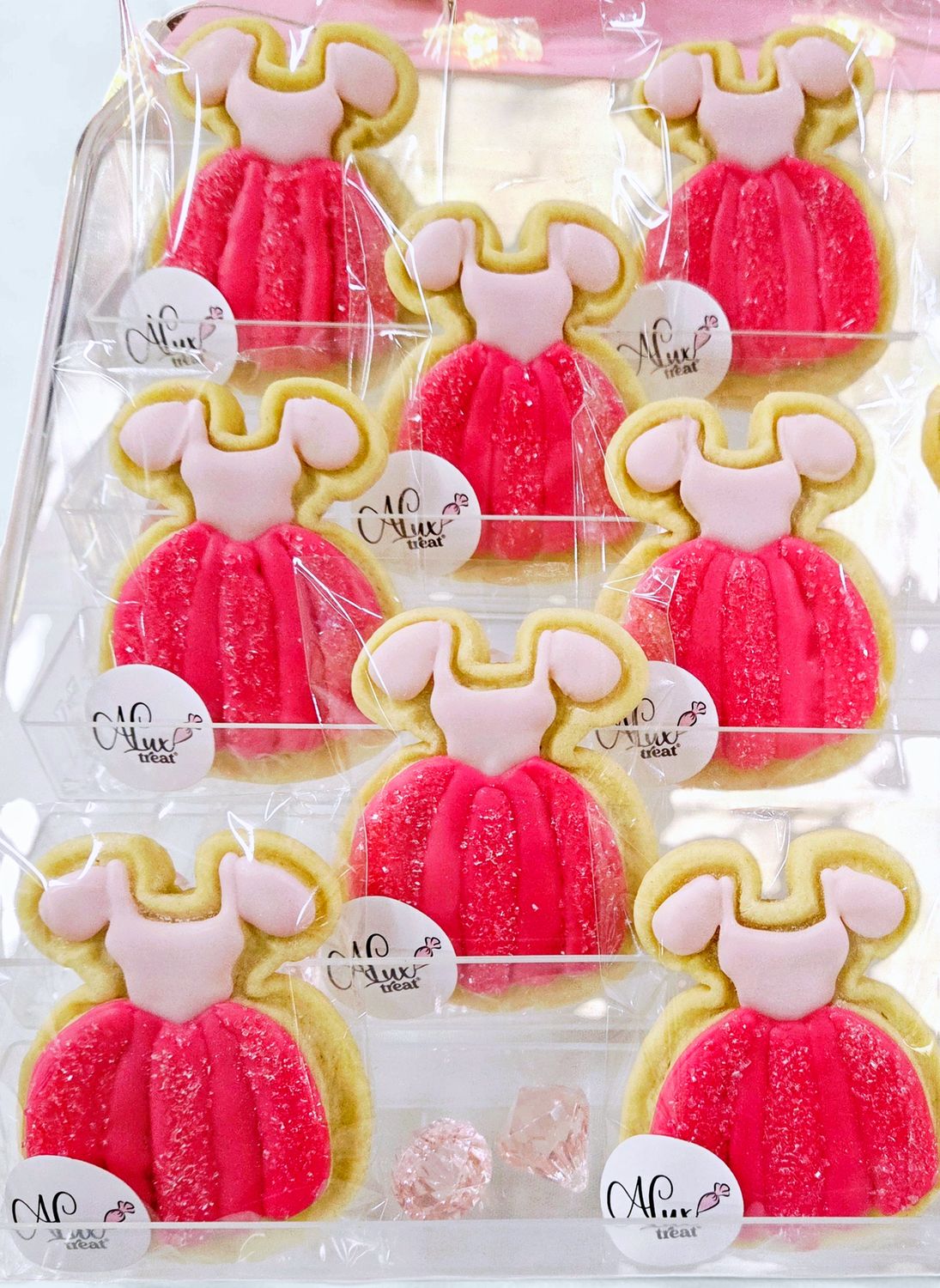 Princess Dress Vanilla Cookie / Pink Princess