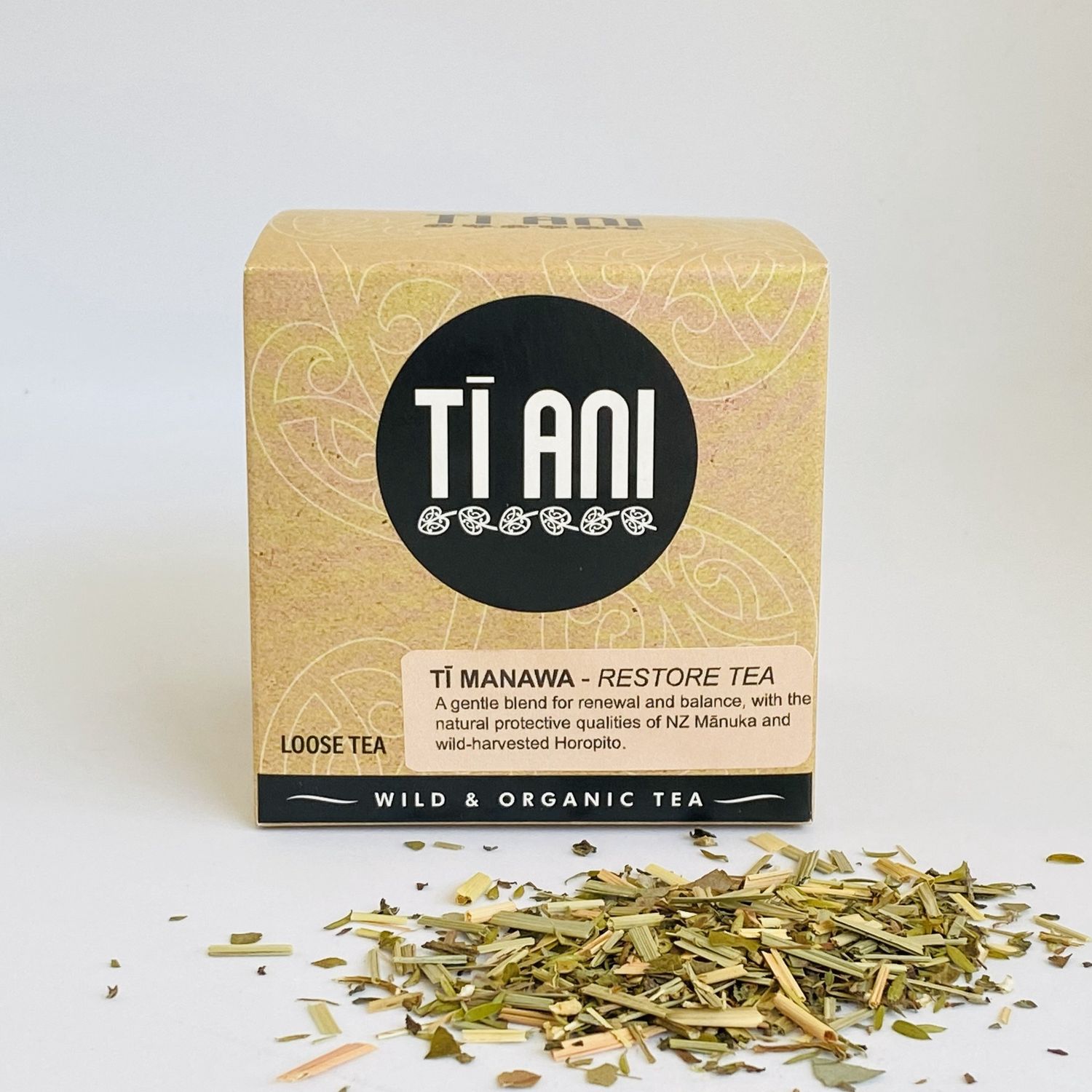 Tī Manawa - Restore Tea, Size: Cube 50g