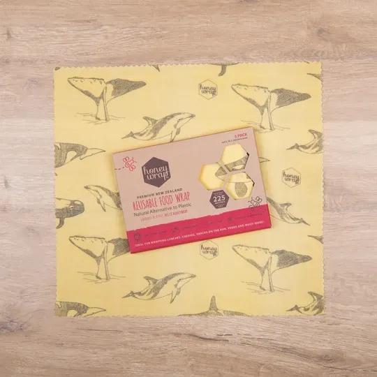 Beewax Wraps 3pk  Small, Medium &amp; Large, Design: Project Jonah