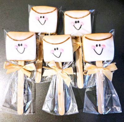 Marshmallow Gingerbread Cookie