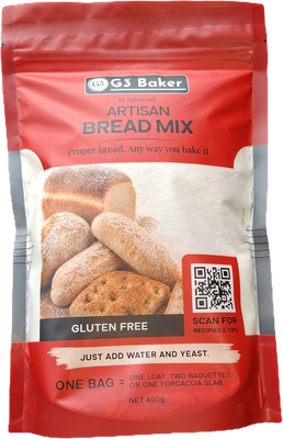 Artisan Gluten Free Bread mix (G3Baker)