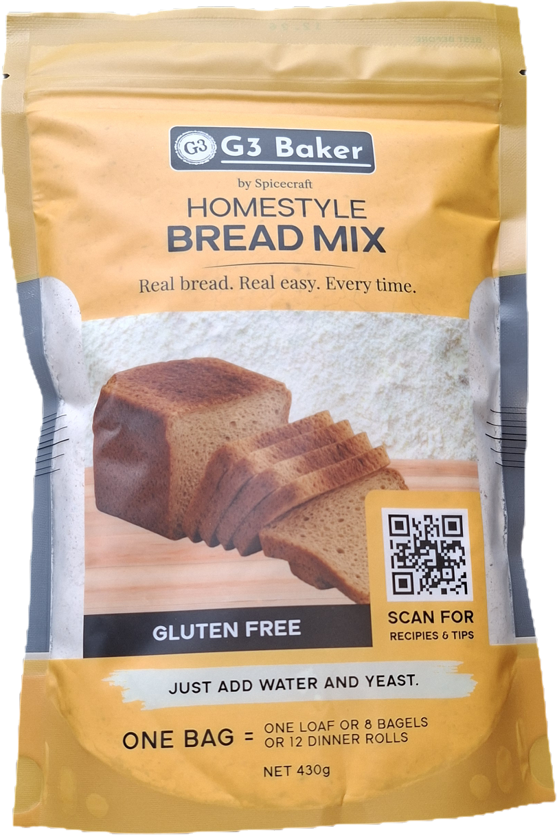 Homestyle Gluten free Bread mix (G3Baker)