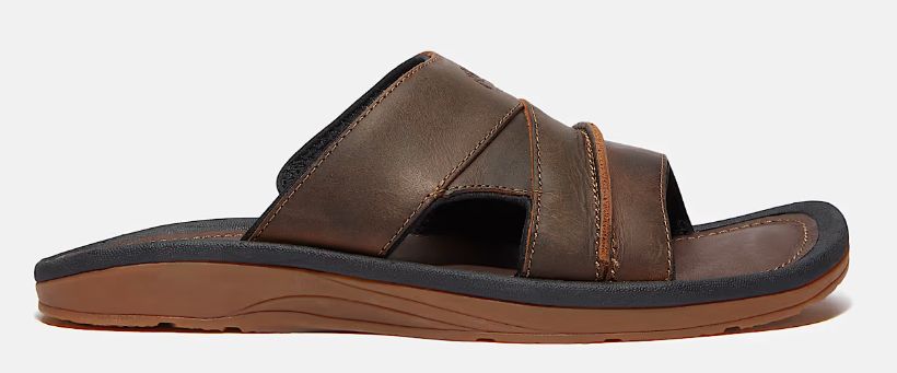 TIMBERLAND MEN&#39;S ORIGINALS SLIDE SANDAL - BROWN, Size: 8
