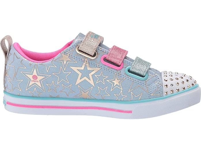 Children&#39;s Skechers - Twinkle Toes: Sparkle Lite (Stars the Limit), Color: Light Blue/Multi, Size: 1