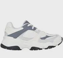 SKECHERS SKX-2901, Color: White/Grey, Size: 7