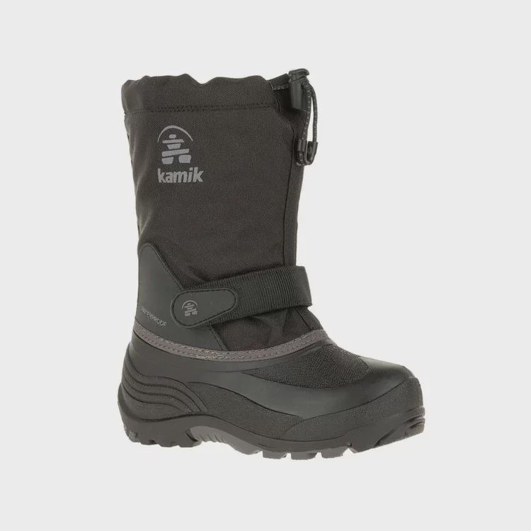 KAMIK WATERBUG 5 - BLACK CHARCOAL, Color: Black/Charcoal, Size: 12