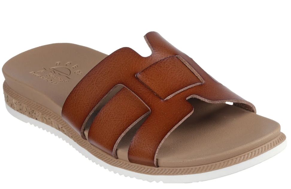 BOBS FROM SKECHERS DESERT KISS LOW - PEAK LOOK, Color: Chestnut, Size: 7