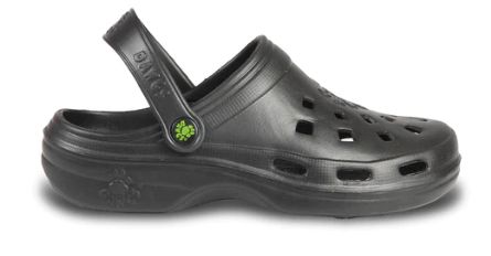 Dawgs Women&#39;s Beach Dawgs (Clogs) Black, Color: Black, Size: 6