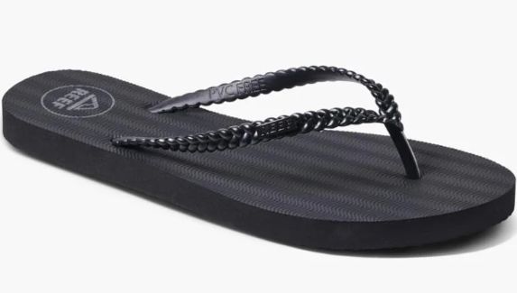 REEF WOMEN&#39;S SEASIDE TWIST CJ3606 BLACK