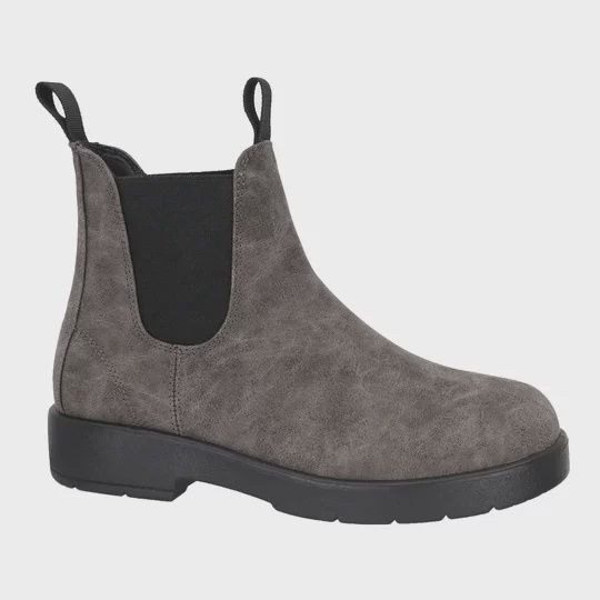 LADY COMFORT SHORT PULL ON BOOT, Color: Grey Two Tone, Size: 37 (Us 6.5-7)