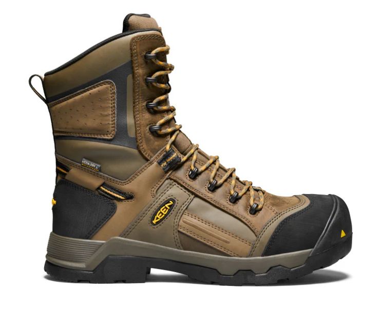 KEEN CSA DAVENPORT 8&quot; 200G DARKEARTH/INCA, Size: 10D