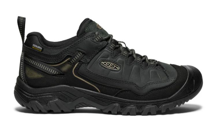 KEEN MEN&#39;S TARGHEE IV WP, Color: Triple Black, Size: 8, Width: Medium