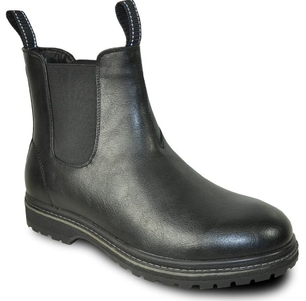 BRAVO Men&#39;s Casual Winter Fur Boot - Waterproof - MARK-2840197303191, Color: Black, Size: 8
