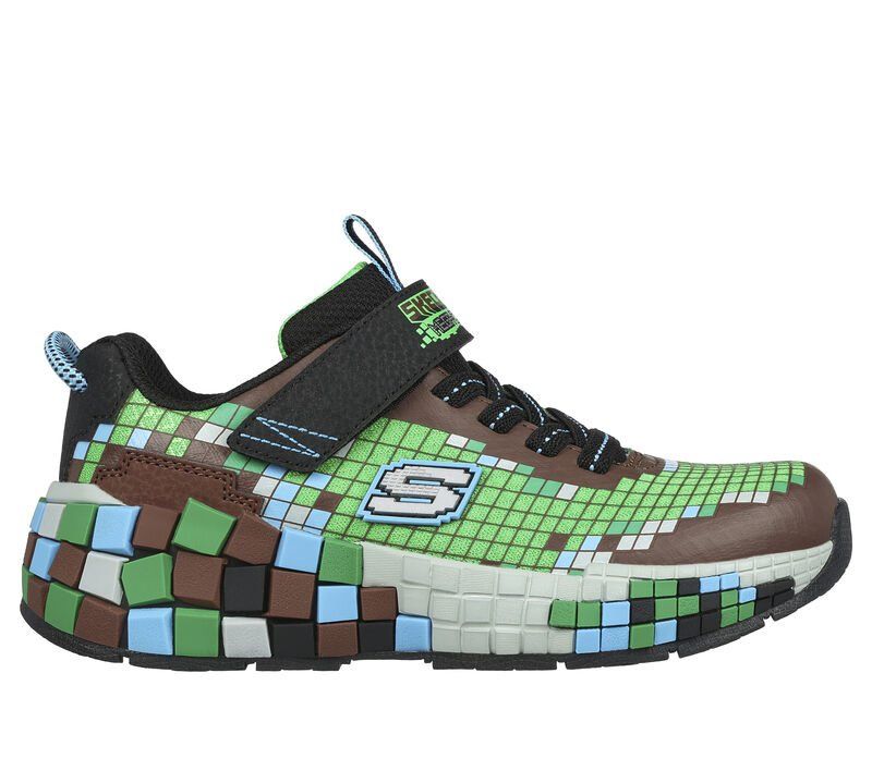 SKECHERS KIDS MEGA-CRAFT 3.0 BROWN/MULTI, Size: 11