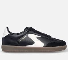 SKECHERS HOTSHOT - JUNIOR VARSITY, Color: Black/White, Size: 2