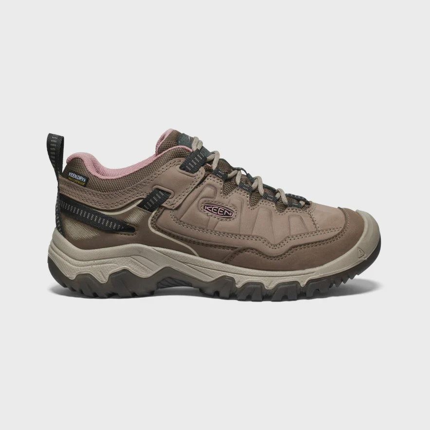 KEEN WOMENS TARGHEE IV WP W, Color: Brindle/Nostalgia Rose, Size: 9