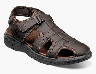 NUNN BUSH MEN&#39;S WIDE LAGUNA SANDAL 85109, Color: Brown, Size: 9 W