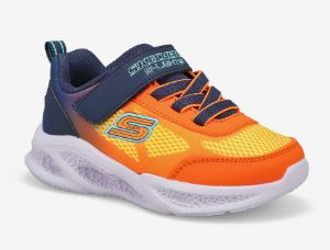 SKECHERS KIDS S LIGHTS METEOR LIGHTS KRENDOX NVY/ORNG, Size: 11