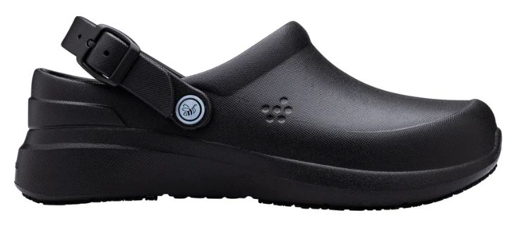 JOYBEES UNISEX WORK CLOG BLACK, Color: Black, Size: W7