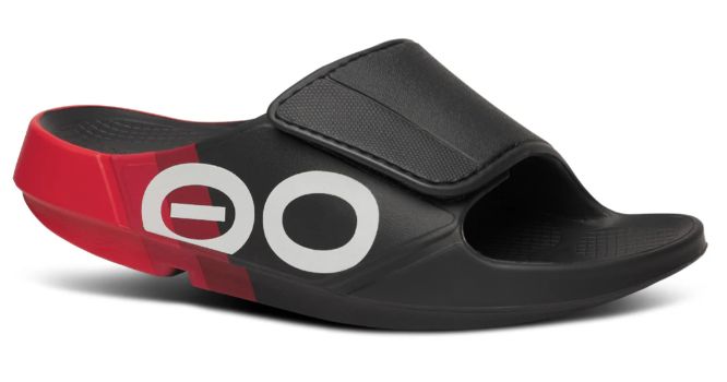 OOFOS OOAHH SPORT FLEX, Color: Fire Rally, Size: M9/W11