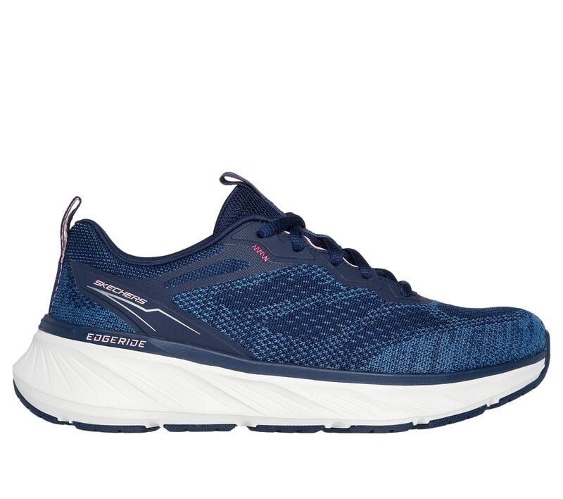 WOMEN'S SKECHERS EDGERIDE-POWER FLOW NAVY/PINK, Size: 7.5