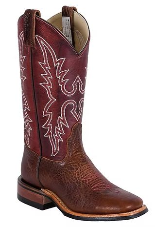 CANADA WEST BOOTS WOMEN&#39;S BRAHMA BOOTS 4160, Color: Mountain Maple/Fox Berry Red, Size: 7.5 C