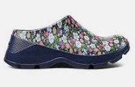 JOYBEES GARDEN GROVE CLOG TWILIGHT FLORAL, Color: Twilight Floral, Size: 6