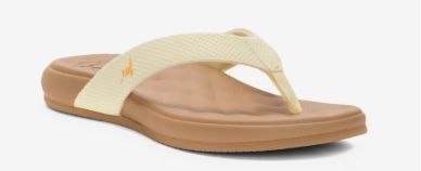 REEF WOMEN&#39;S CUSHION HARMONY CJ6907 PALE BANANA, Color: Pale Banana, Size: 7