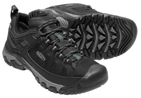 KEEN MENS TARGHEE EXP WP BLACK/STEEL, Color: Black/Steel Grey, Size: 7