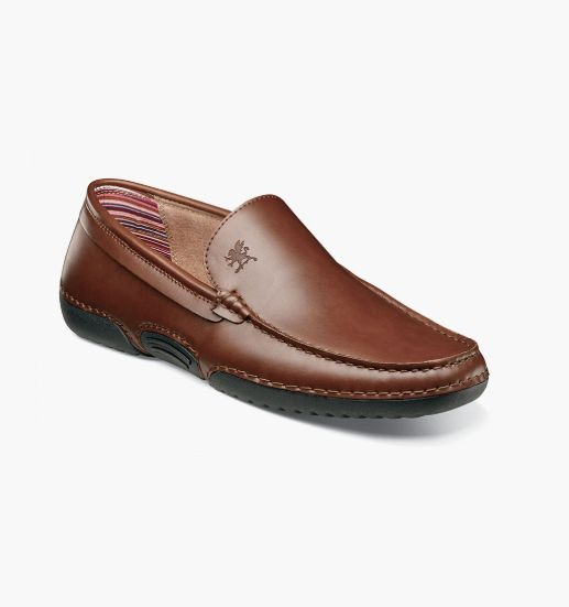 STACY ADAMS DEL MENS DRESS SHOES, Color: Brown, Size: 8.5