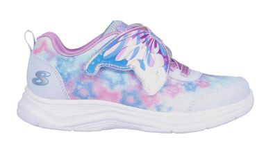 SKECHERS GIRLS GLIMMER KICKS-FAIRY CHASER BLUE/LAV, Size: 11