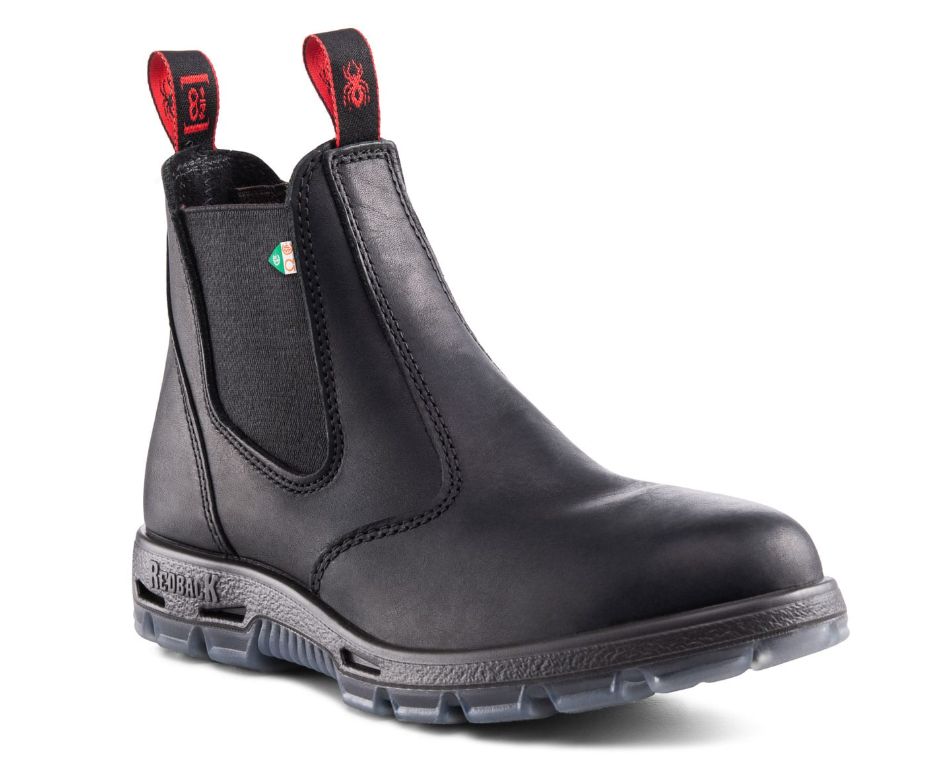 REDBACK CSA BOBCAT PULL ON BOOT - BLACK, Color: Black, Size: 8 Aus (9 Us Mens)