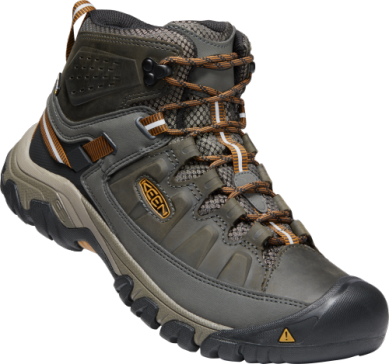 KEEN TARGHEE III MID WIDE, Color: Black Olive/Golden Brown, Size: 8 W