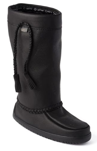 MANITOBAH MUKLUKS WP TAMARACK GRAIN MUKLUK, Color: Black, Size: 7